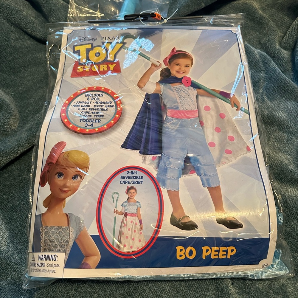 Disney Blue and Pink Bo Peep Doll with Accessories